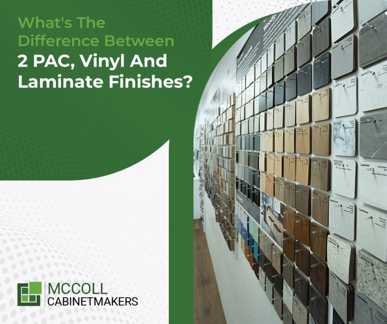 Difference Between 2 PAC Vinyl and Laminate Finishes